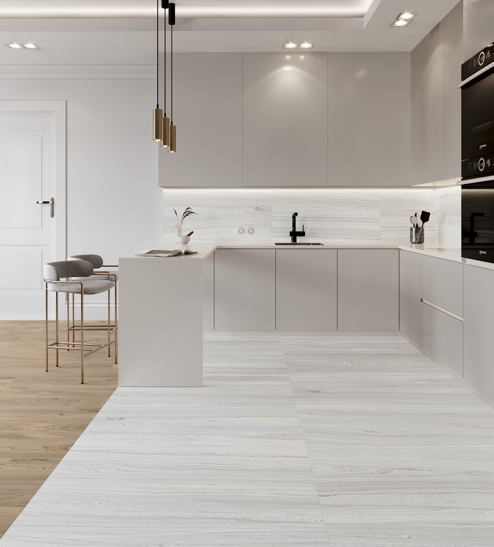 Palissandro carrelage effet Marbre 60x120cm