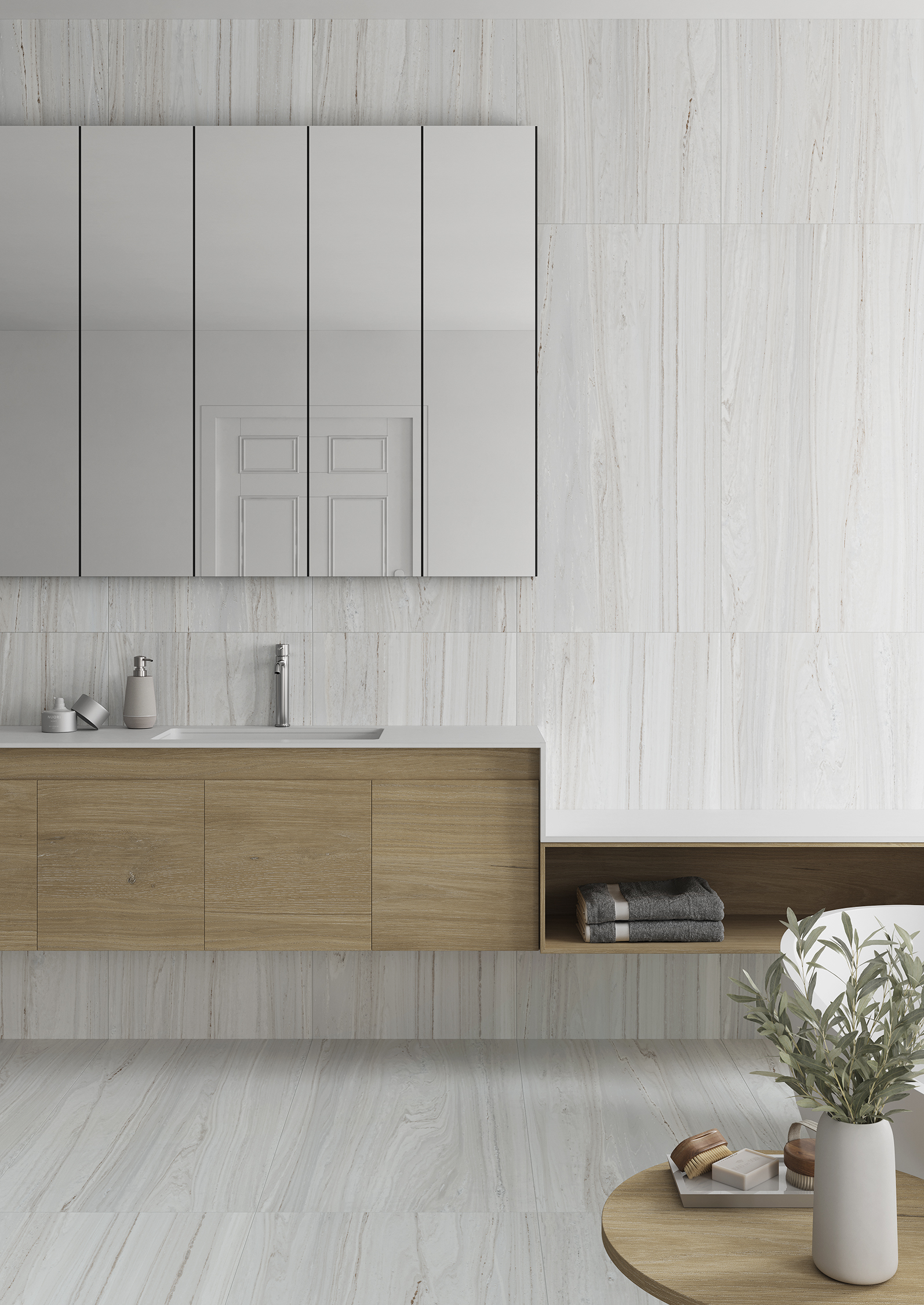 Palissandro Carrelage mural Déco 45x90cm