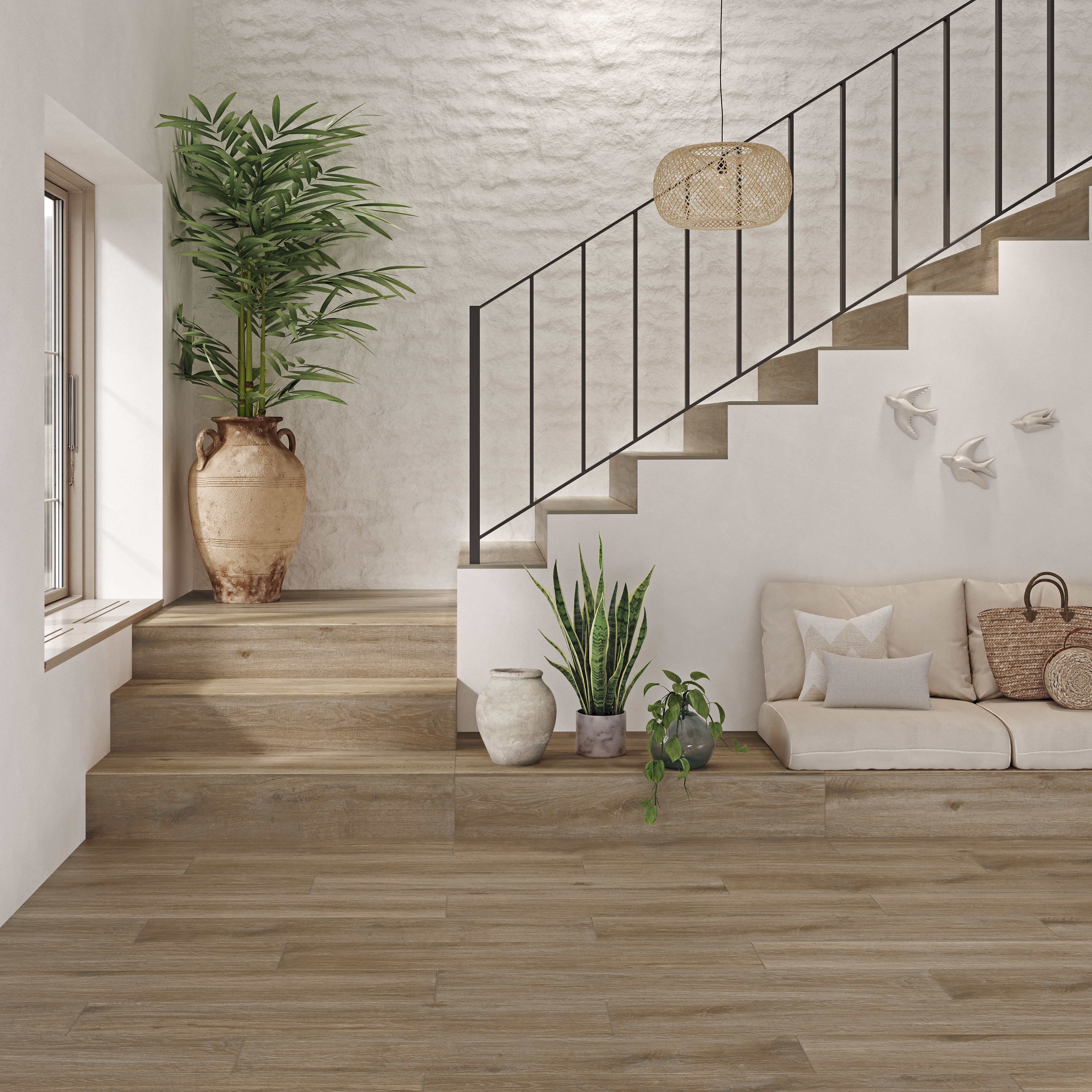 Albar Cerisier Carrelage effet bois