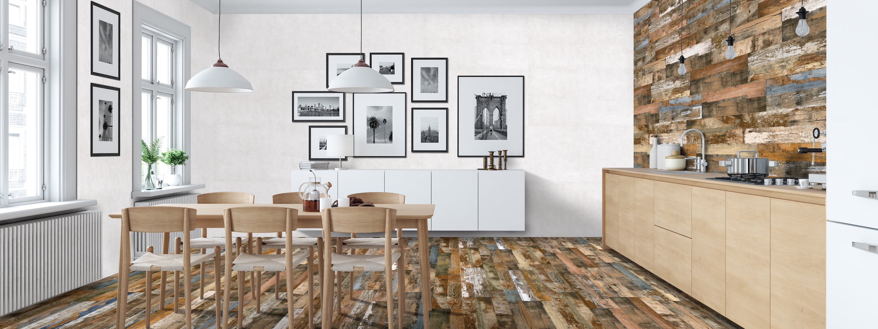 Hollywood Wall Carrelage effet bois