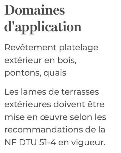 Frêne thermo traité épaisseur 21mm