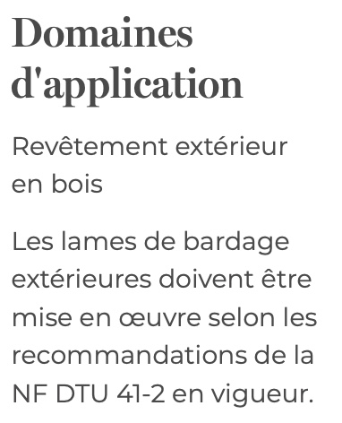 Claire voie frêne thermo traité épaisseur 21mm