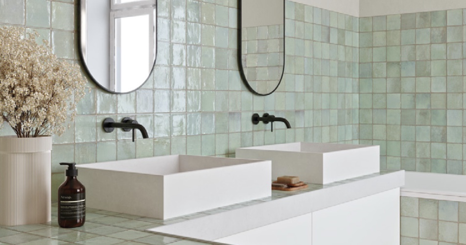 Deco Amaris Zellige Marocain vert clair