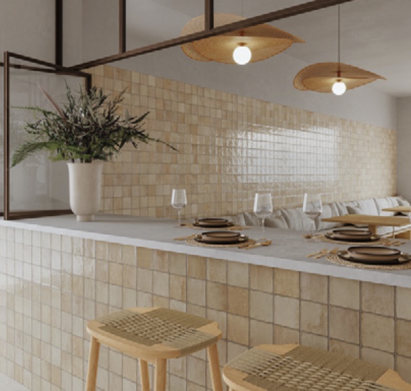 Deco Amaris Zellige Marocain marron