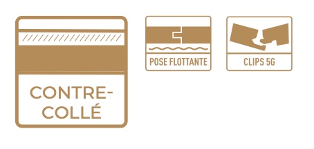 Contre collé Romanée parquet
