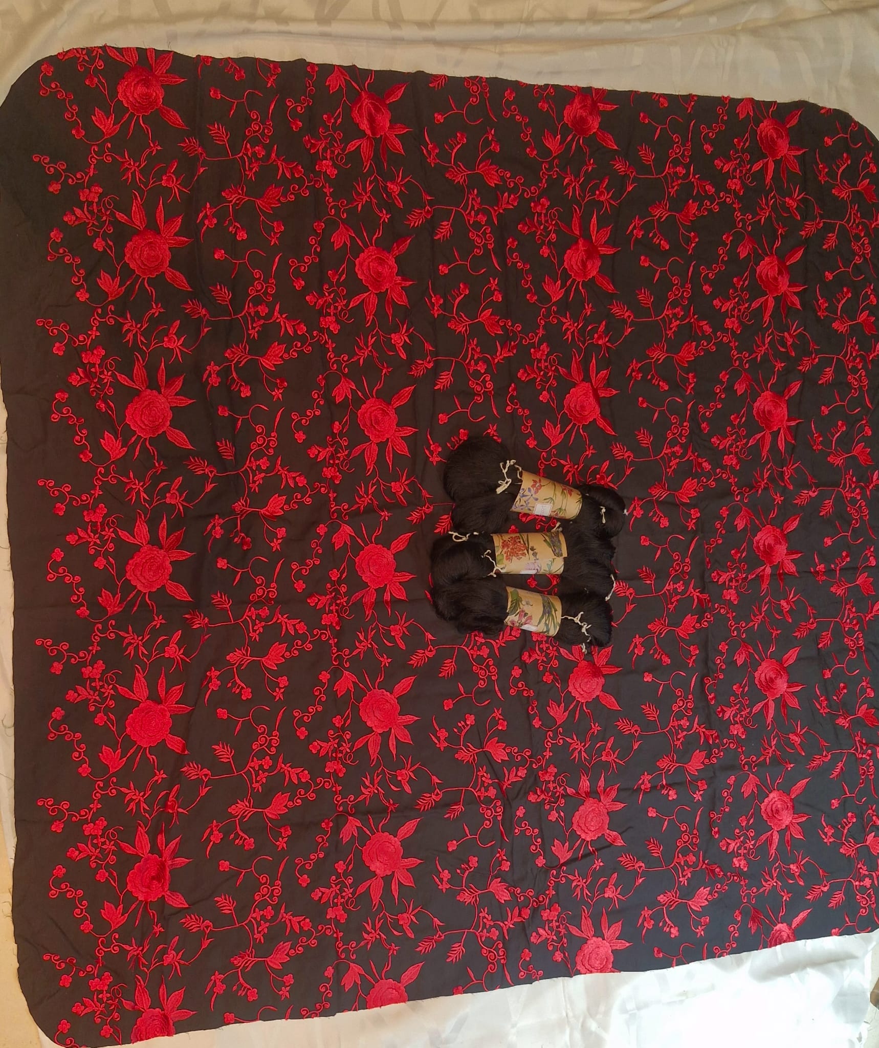 Mantón cuadrado grande