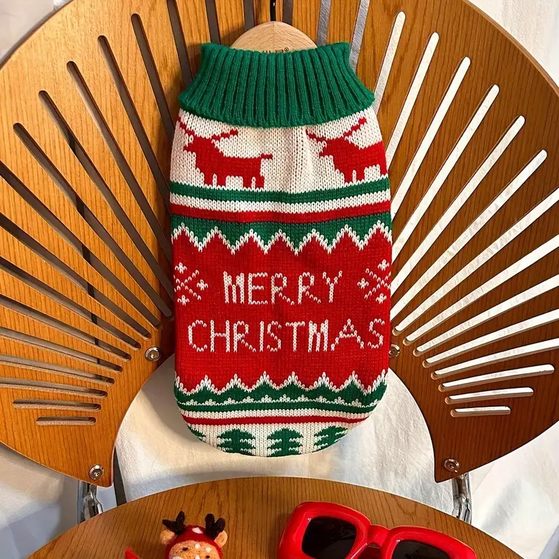 Pull Douillet de Noël – Tissu Épais (Lavable en Machine)