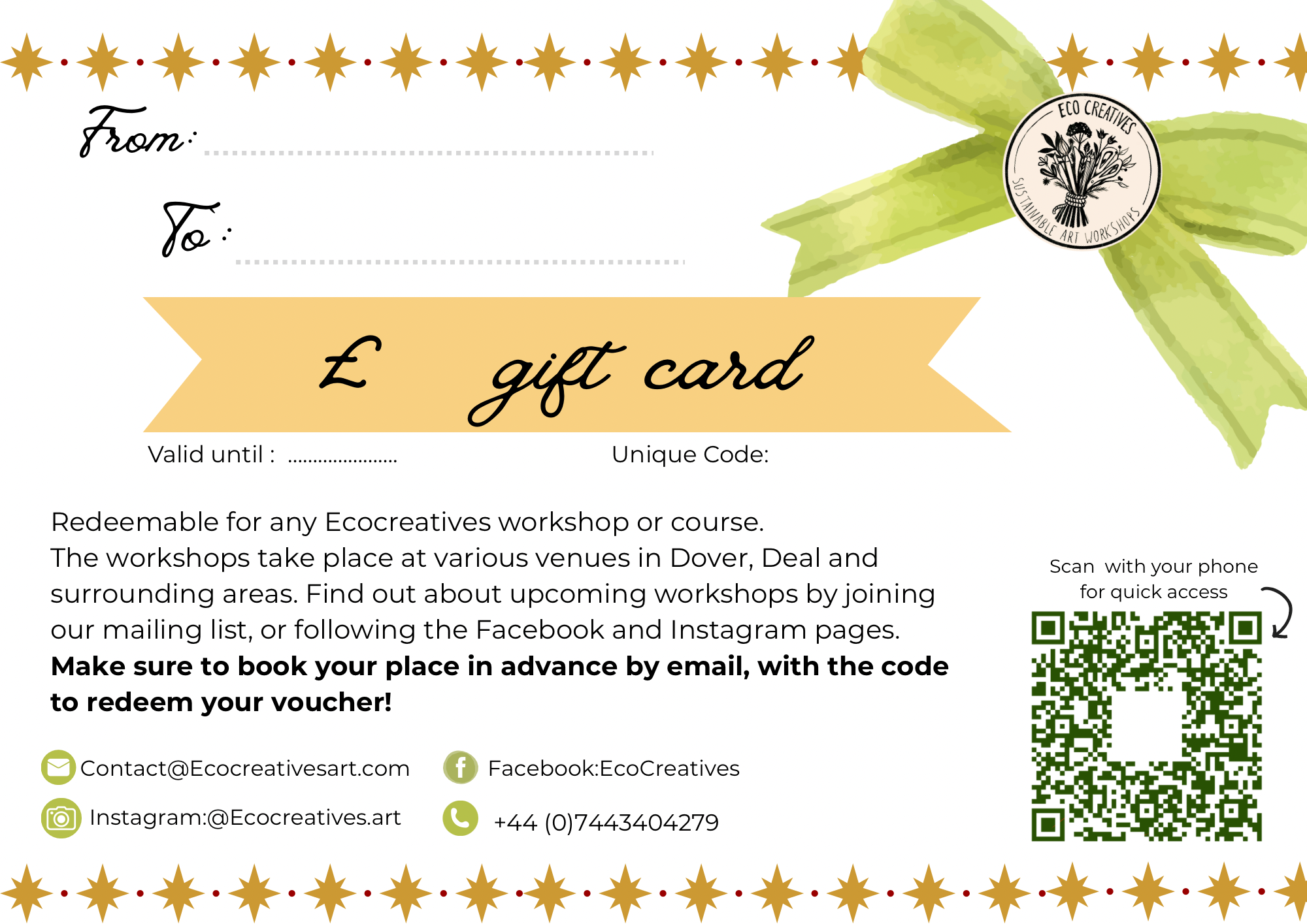 Gift Voucher for EcoCreatives
