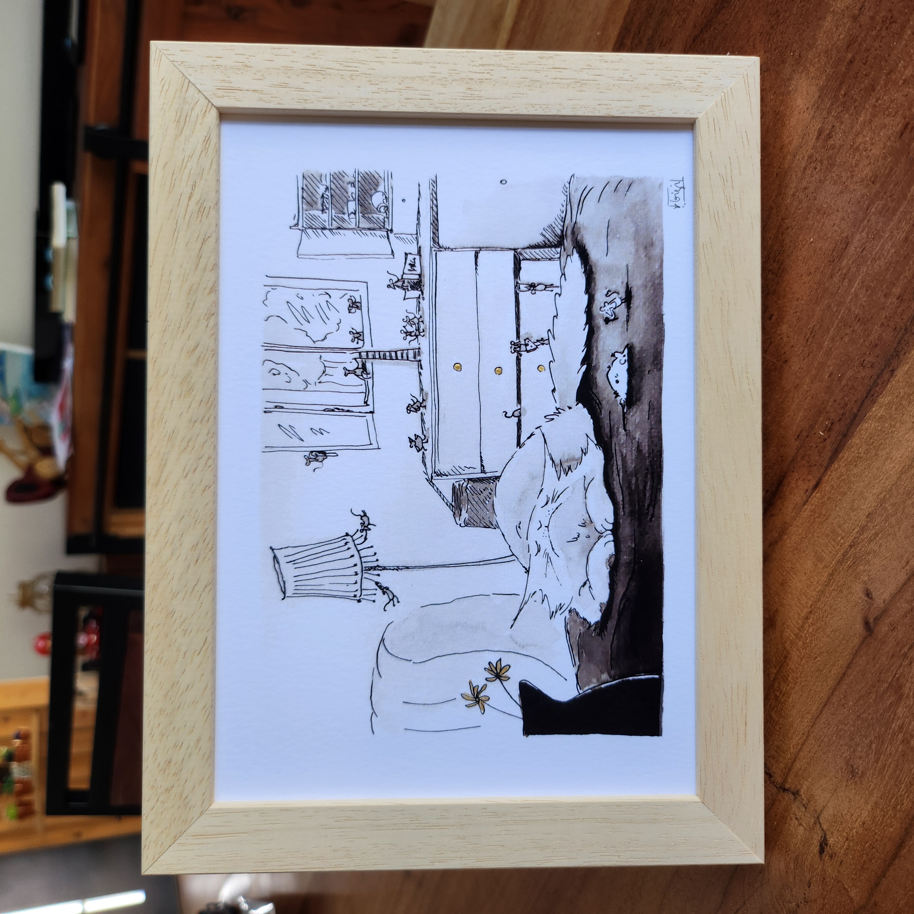 "Quand le chat dort..."