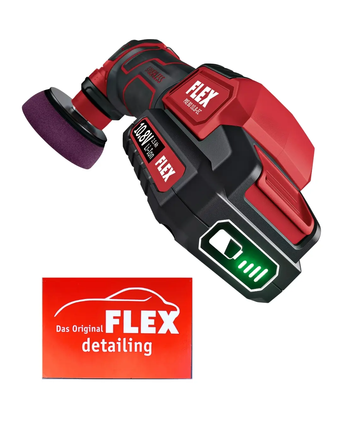 Pulidora Inalámbrica Multifunción FLEX PXE 80 10.8-EC/2.5 SET