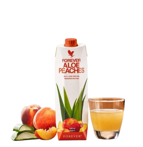 Suco de Aloe Vera com Pêssego