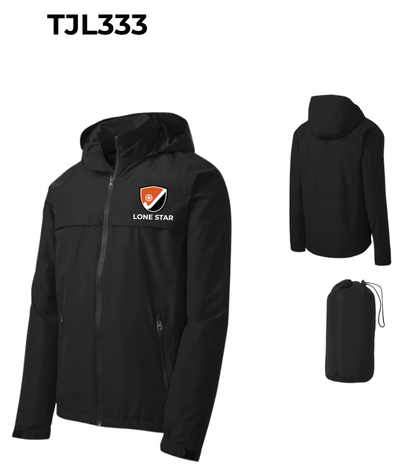 Lone Star Black Hooded Jacket