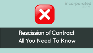 RESCISSION OF SIGNATURE FOR GOOD CAUSE