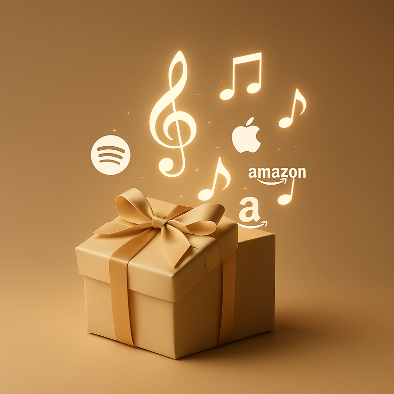 Verschenke einen Song – mit Streaming-Upload inklusive