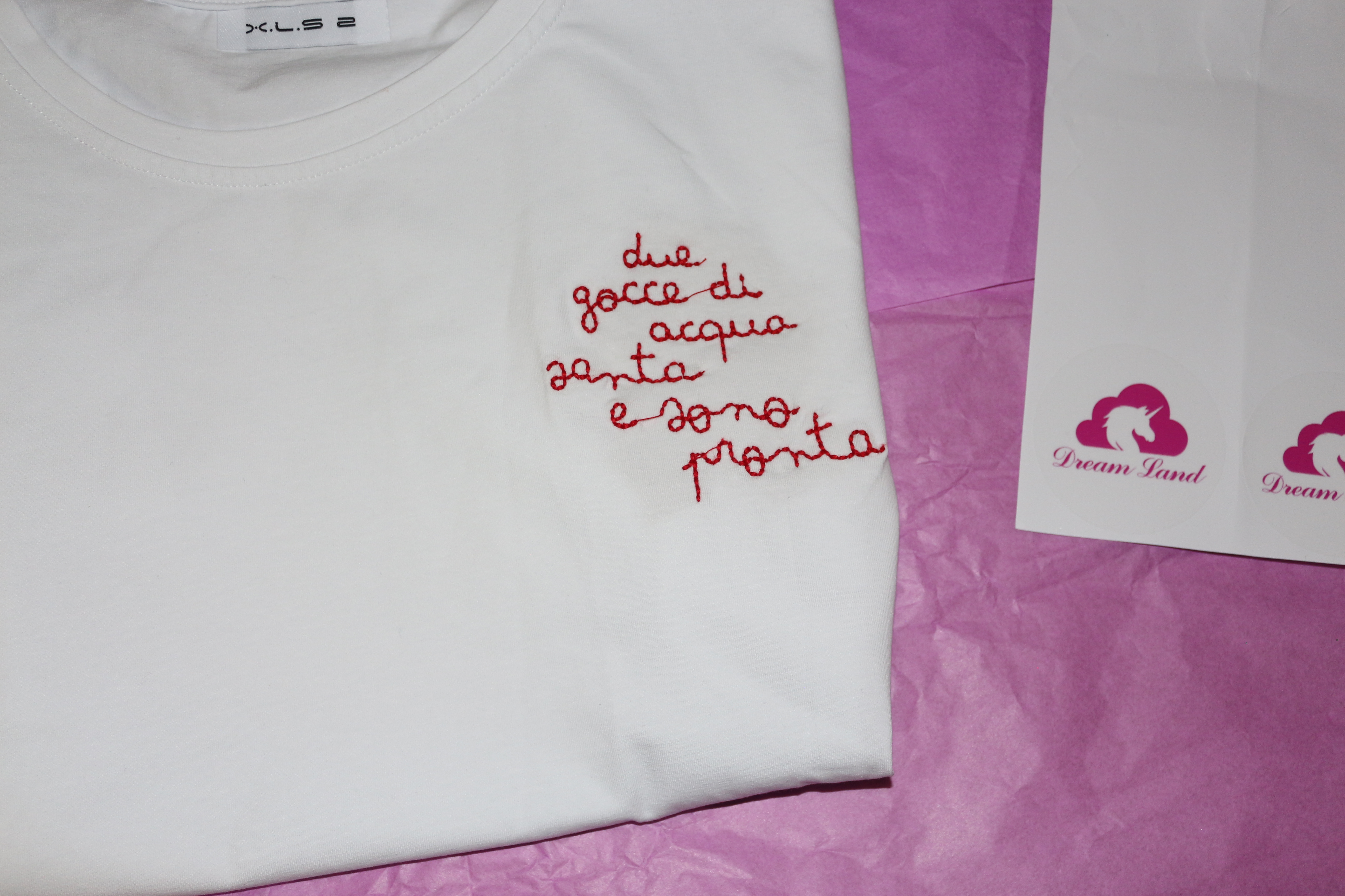 T-shirt Due gocce d’acqua santa