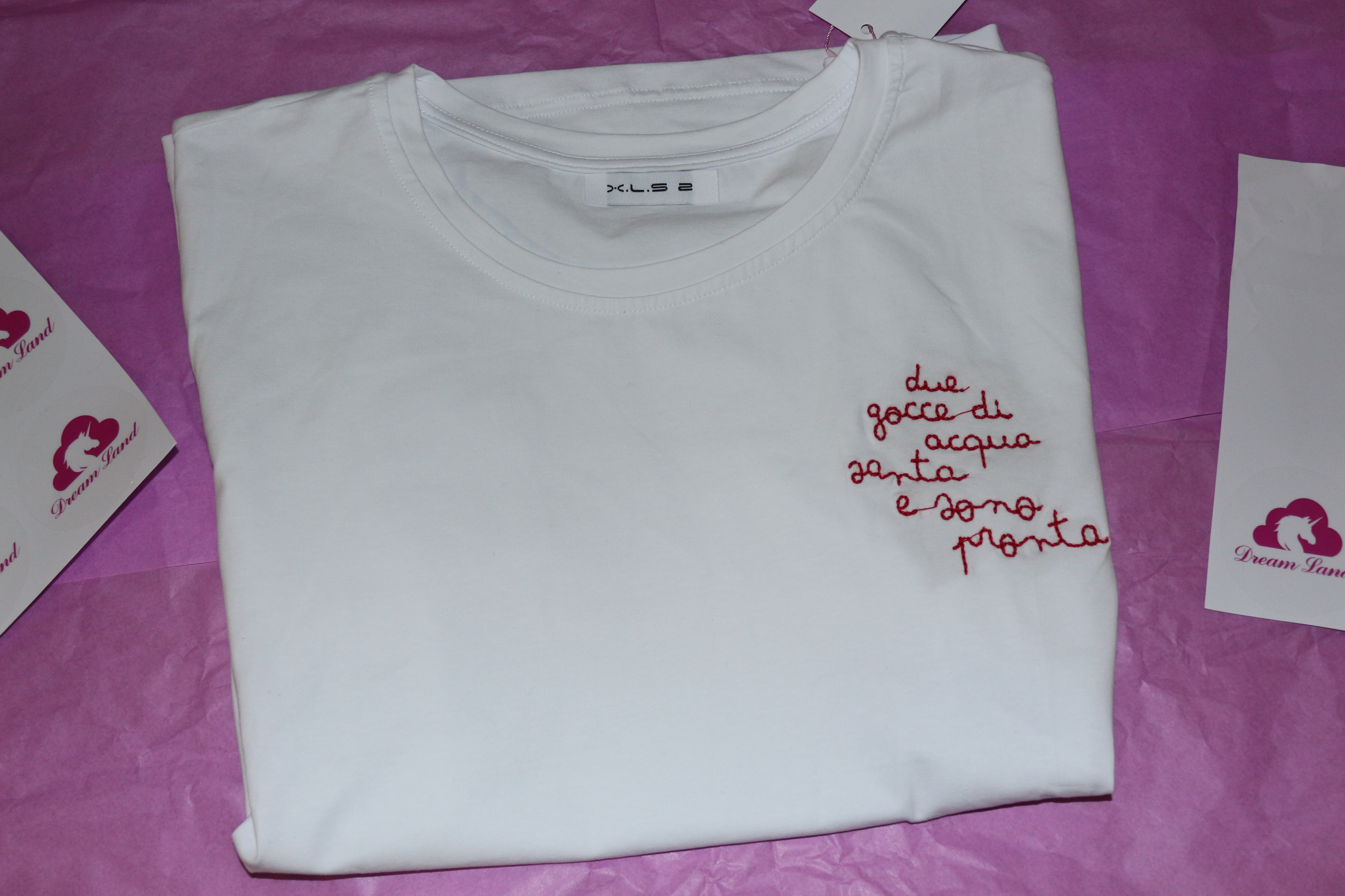T-shirt Due gocce d’acqua santa