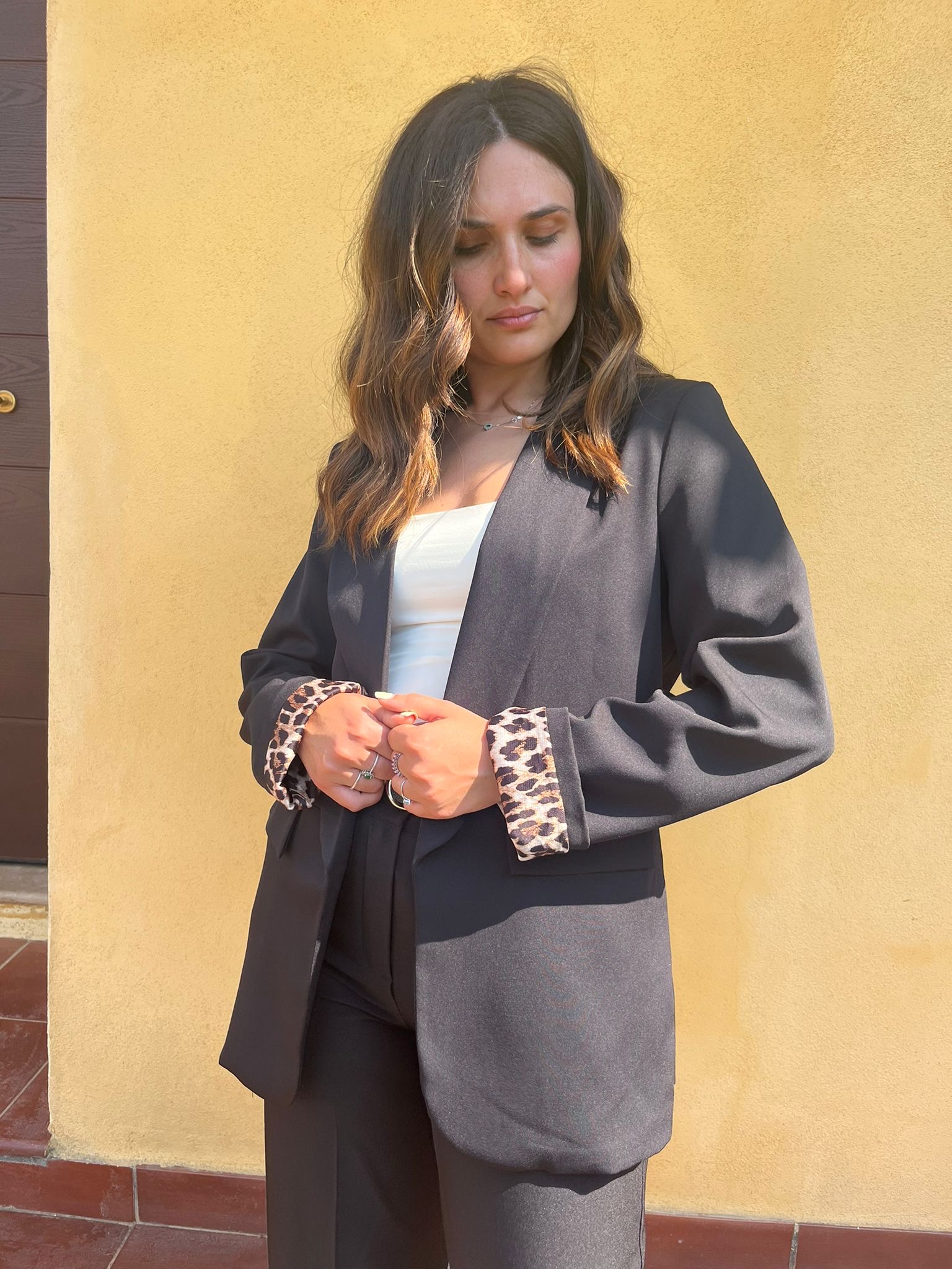 Women's Blazer Leopard 