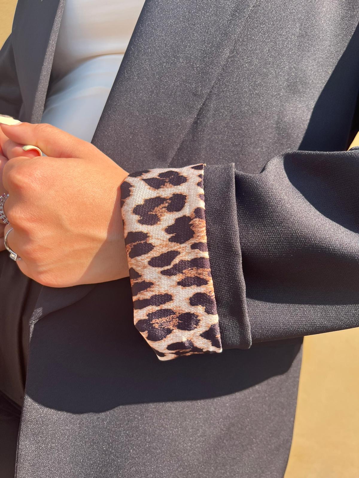 Women's Blazer Leopard