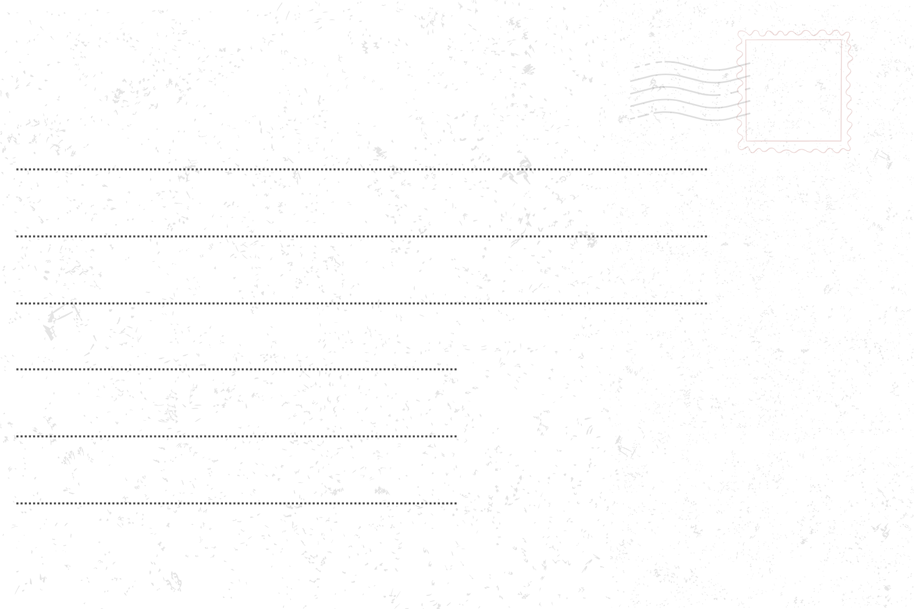 "Postcard Incoming" Mr. Lizard - 4 count 
