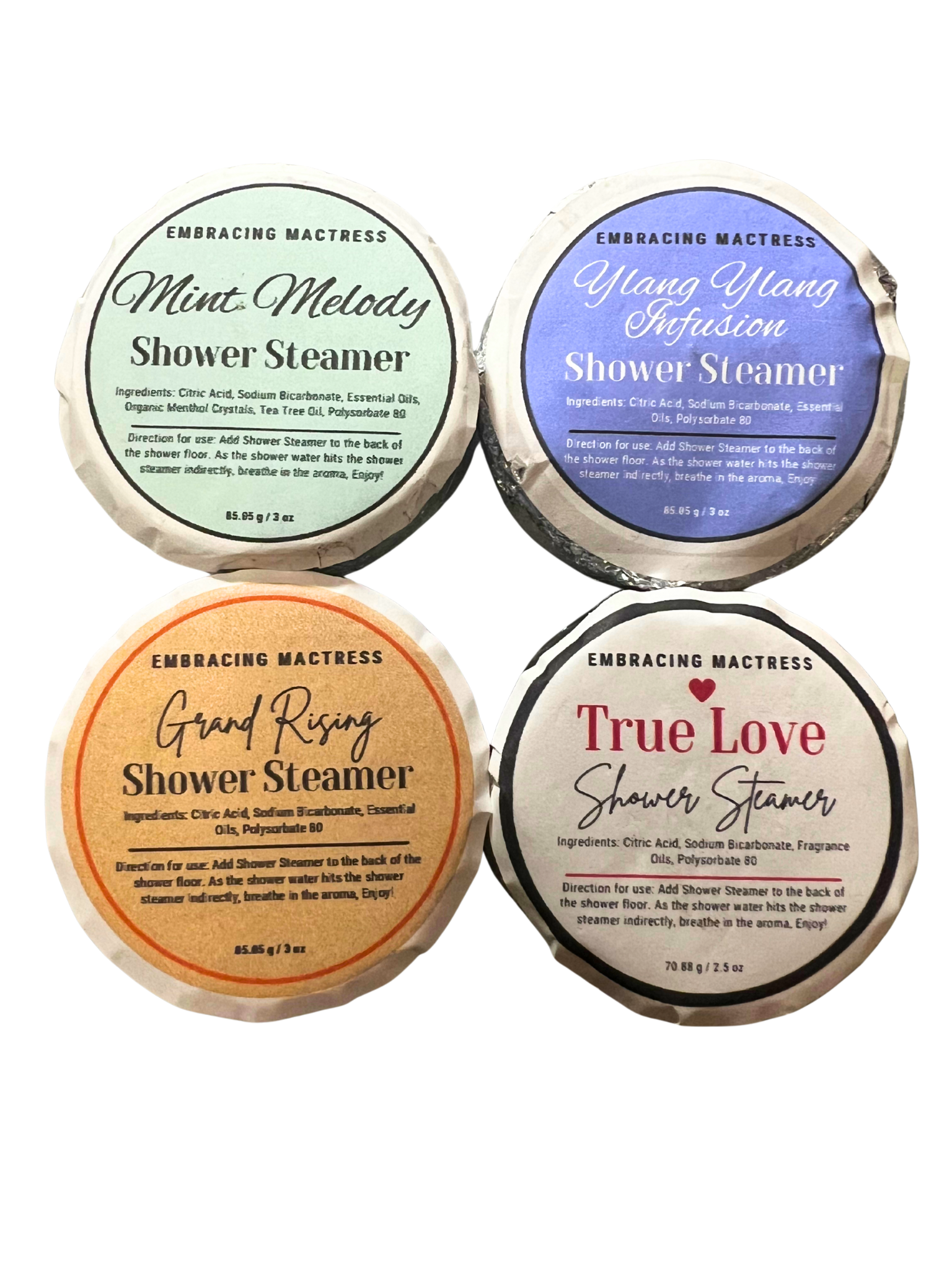 Aromatherapy Shower Steamers (Pack of 6)