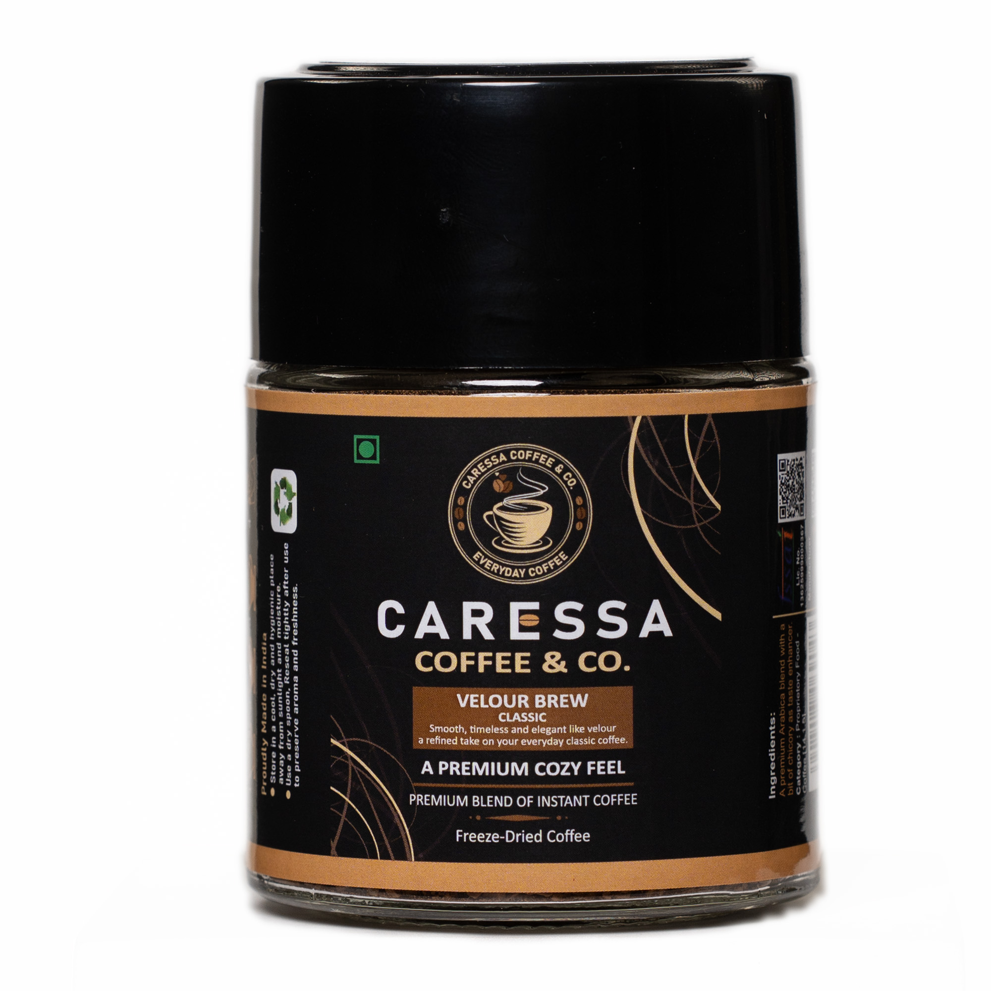 Caressa Coffee & Co Velour Brew Classic Instant Coffee (50g)
