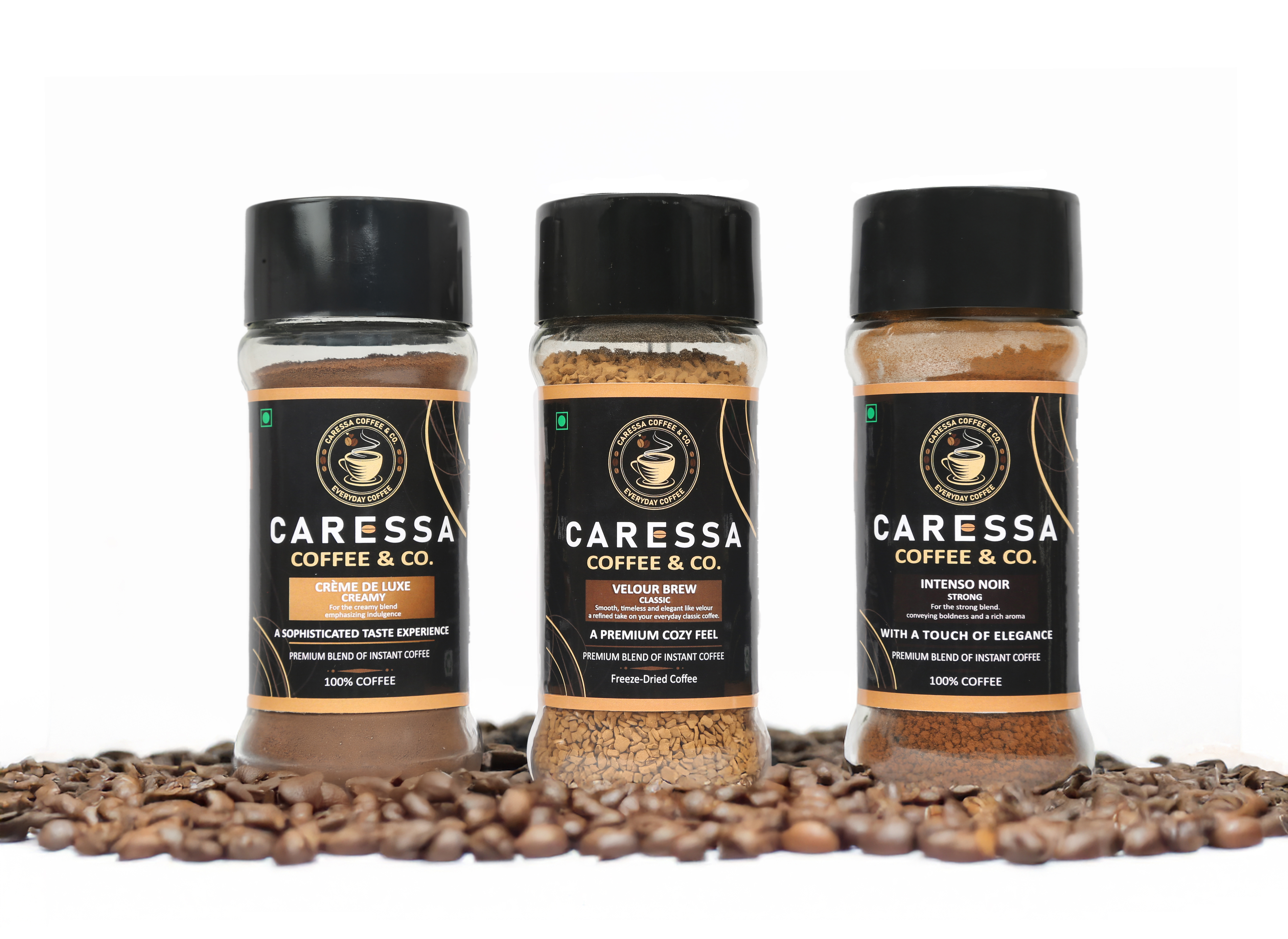 Caressa Coffee & Co (Signature Trio Pack of 3 blends)