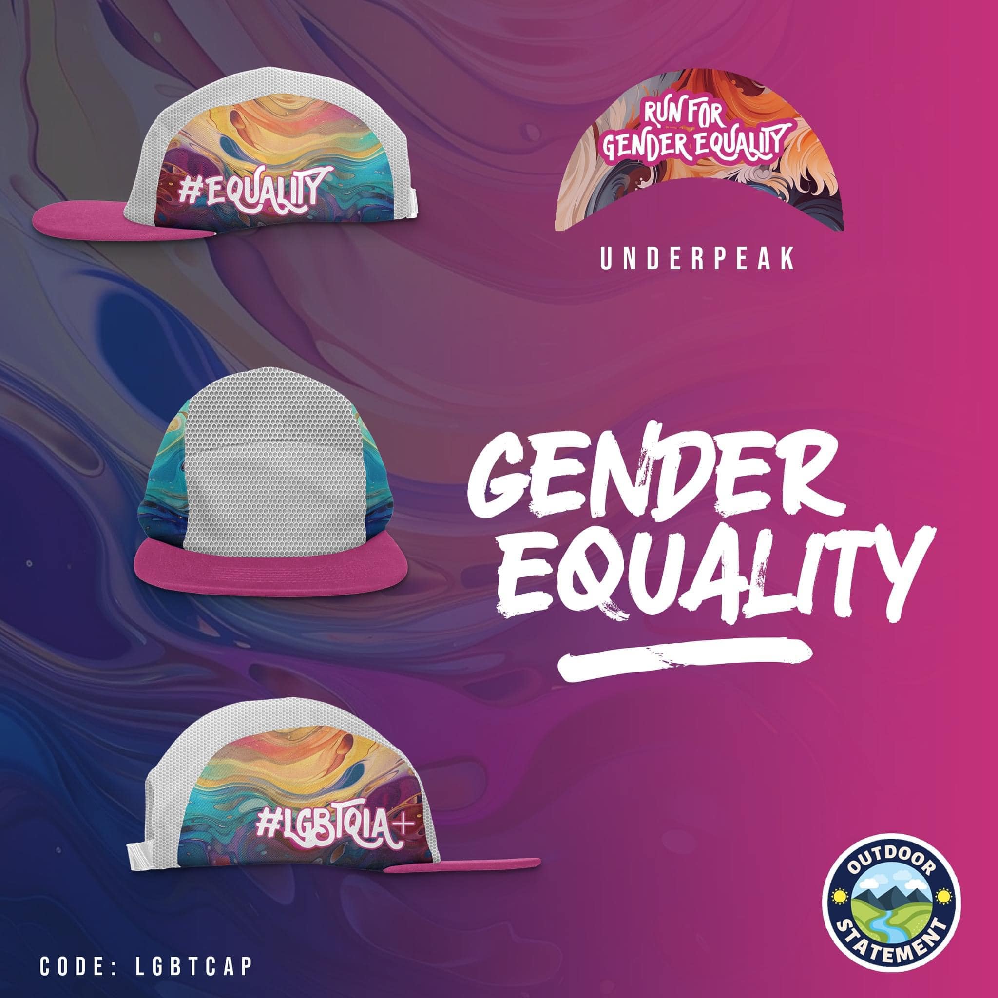 Customizable Running Cap