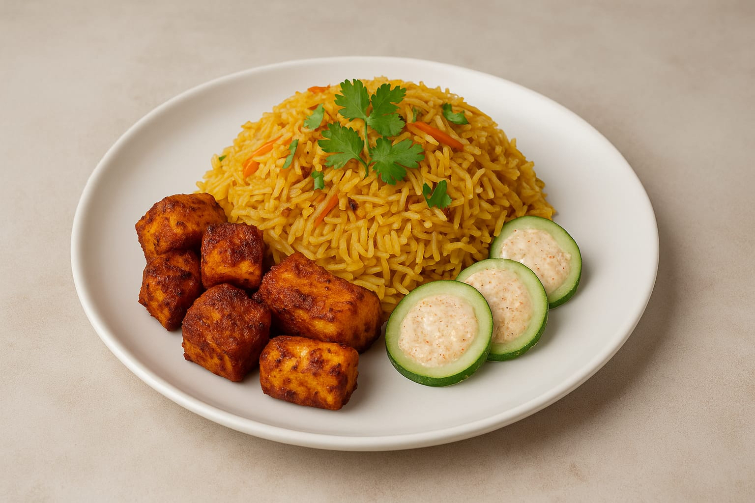 Paneer Masala with Rice