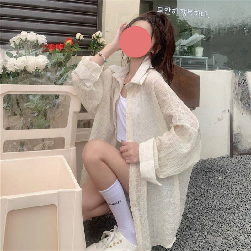 Women's UPF 50+ Sun Protection Cardigan - Lightweight Summer Cover-Up Blouse - Loose Fit Beach Shirt 