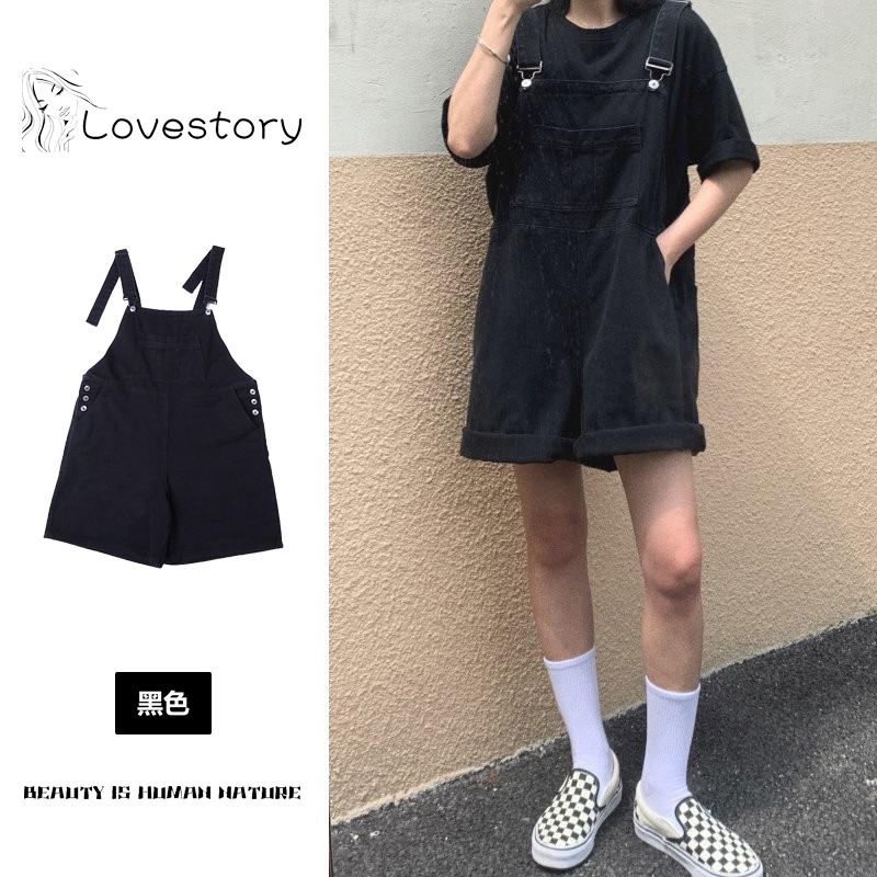 Strap Shorts For Women In Summer 2025 New Large Size Fat Mm Loose High Waist Versatile Age-reducing Wide-leg Casual Pants