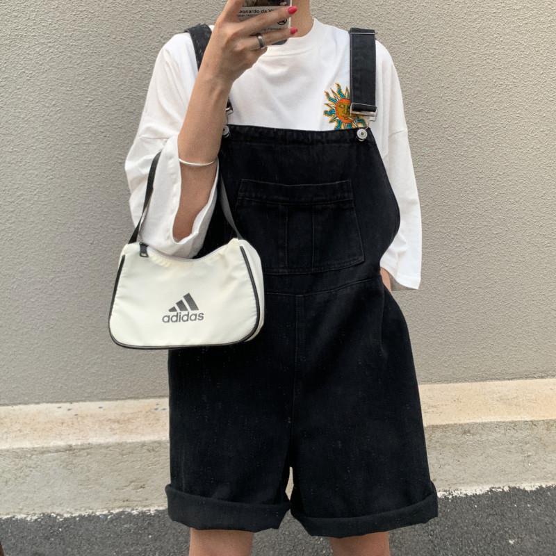 Strap Shorts For Women In Summer 2025 New Large Size Fat Mm Loose High Waist Versatile Age-reducing Wide-leg Casual Pants