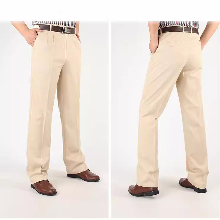 Men's Khaki Dress Pants