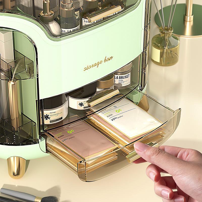 Cosmetic Storage Box Desktop Skin Care Dust-proof