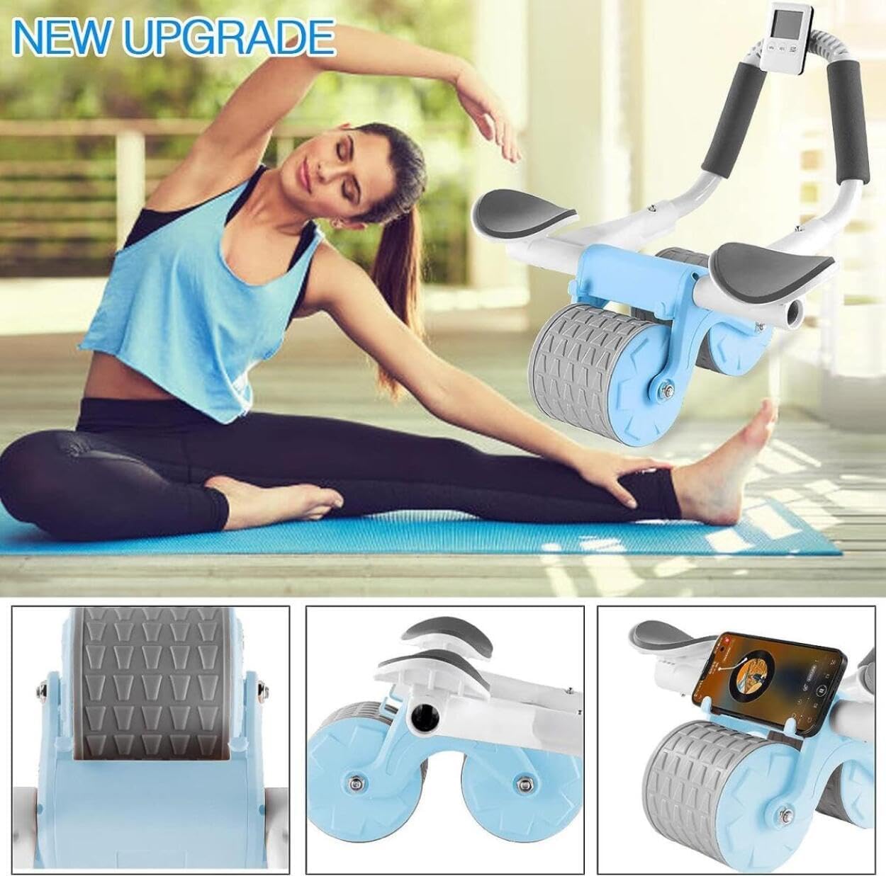 Orange Health Belt Table,Ab Roller Wheel