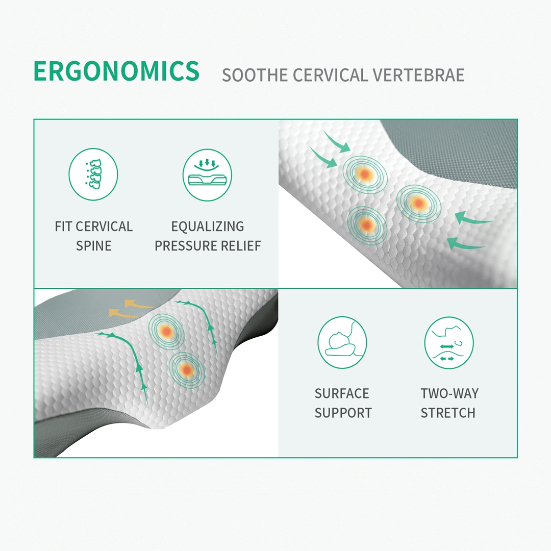 Memory Foam Pillows for Pain Relief Sleeping