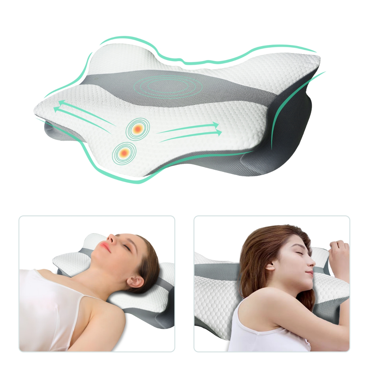 Memory Foam Pillows for Pain Relief Sleeping