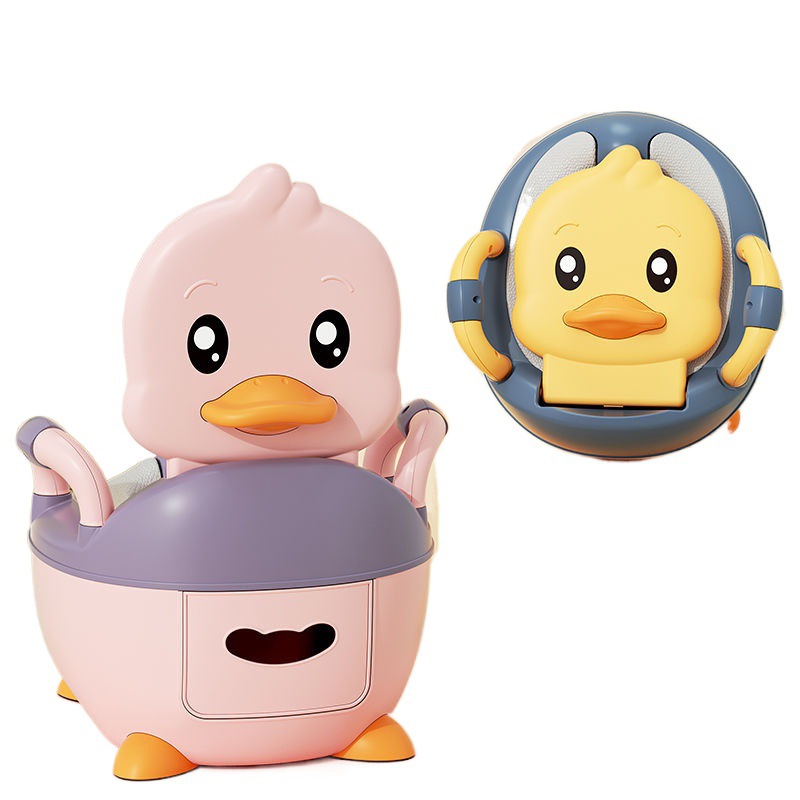 Infant And Child Household Baby And Child Toilet Small Toilet Baby Girl Potty Toilet Portable with brush and soft cushion