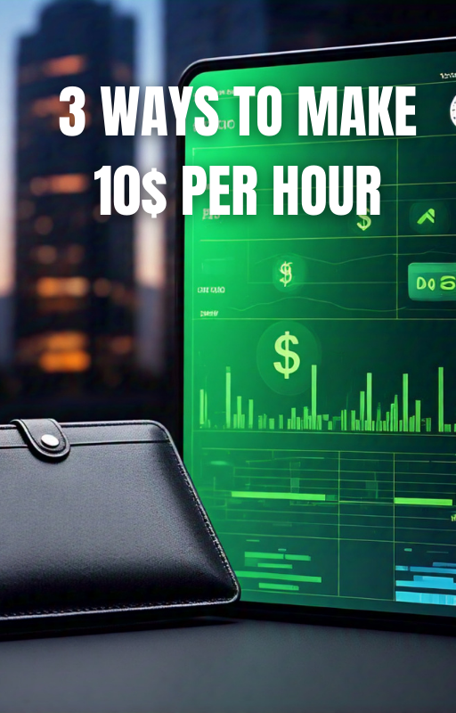 Three Ways To Make 10$ Per hour