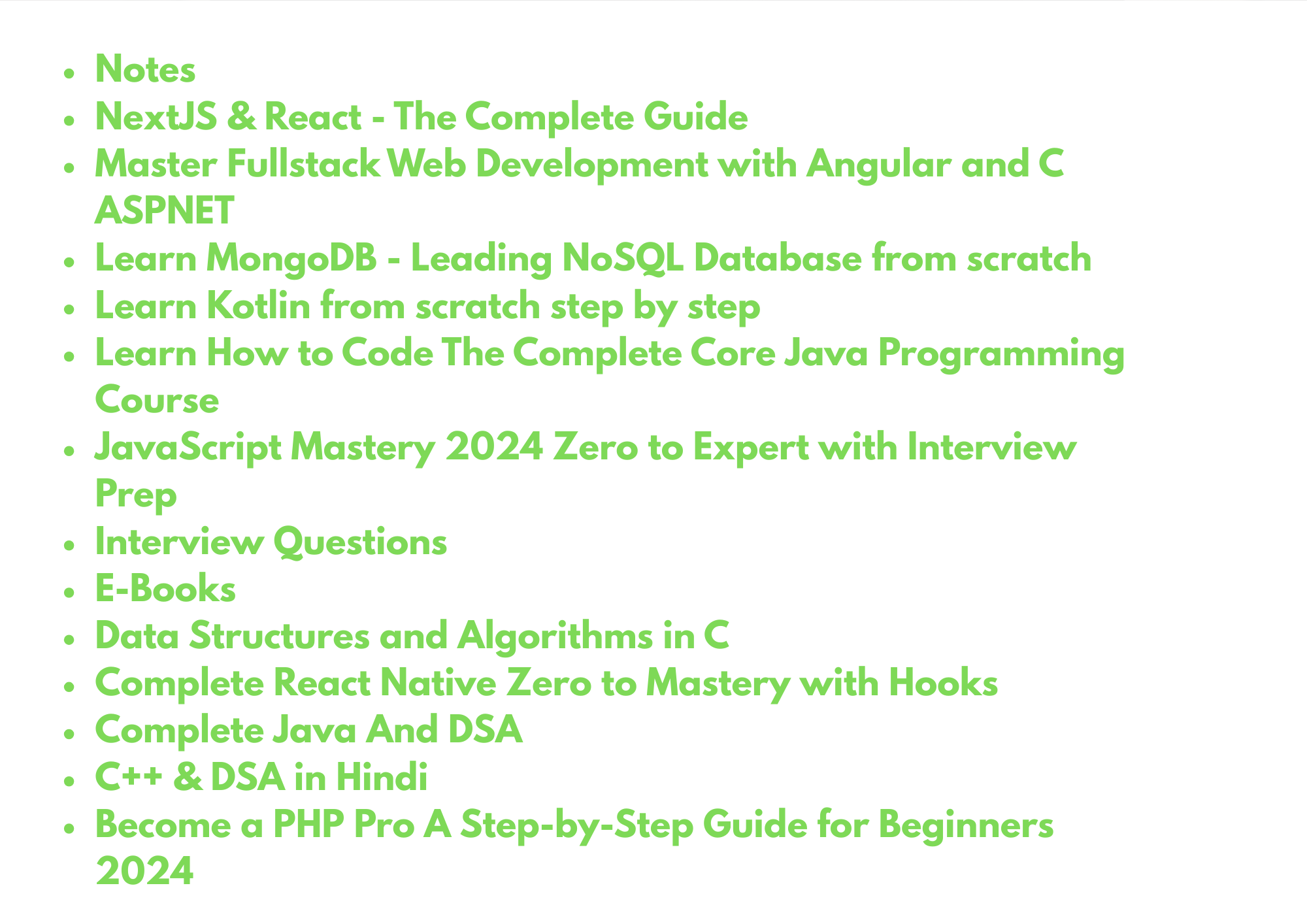 Full Website Development Zero To Pro+