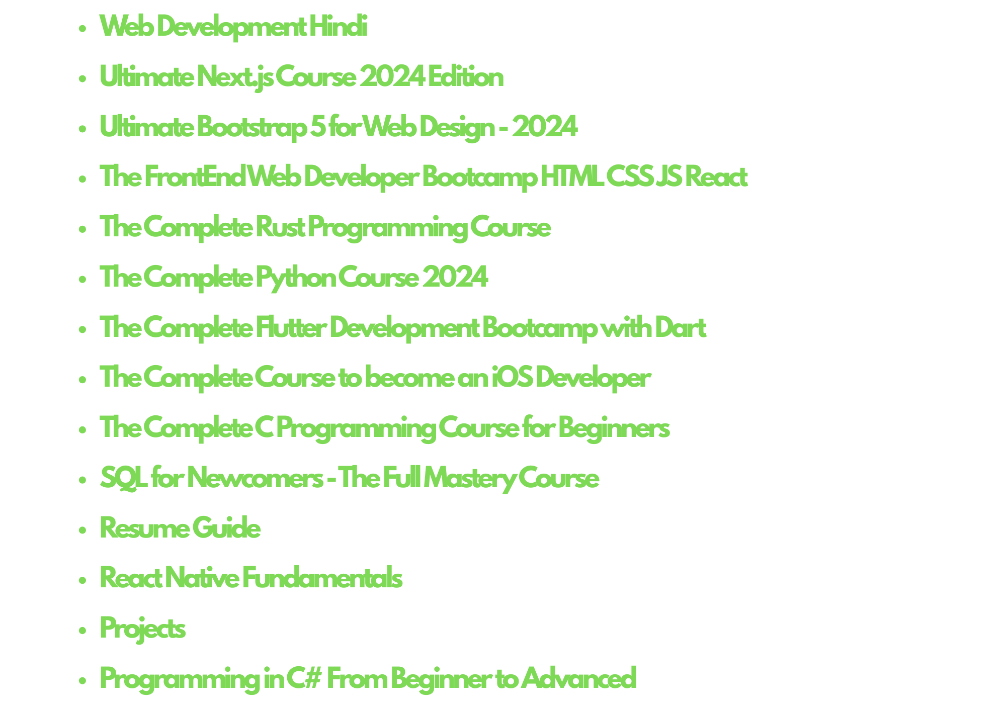 Full Website Development Zero To Pro+