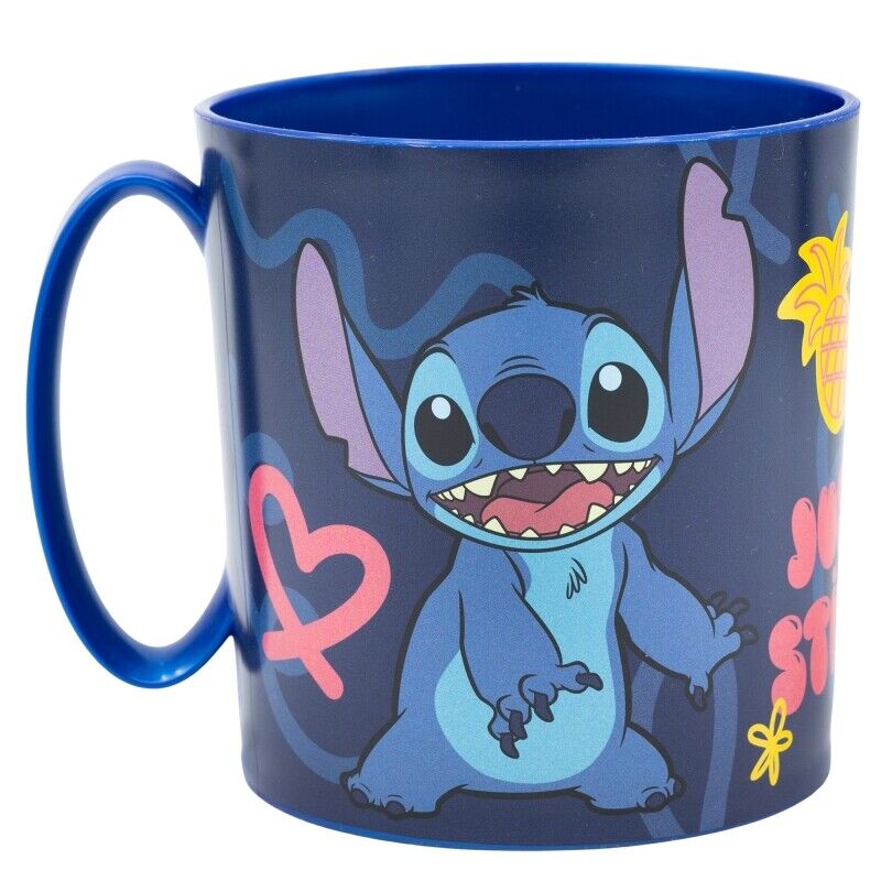 Kids Character Mugs 390ML Drinking Re-Usable Plastic Cup Microwave Safe
