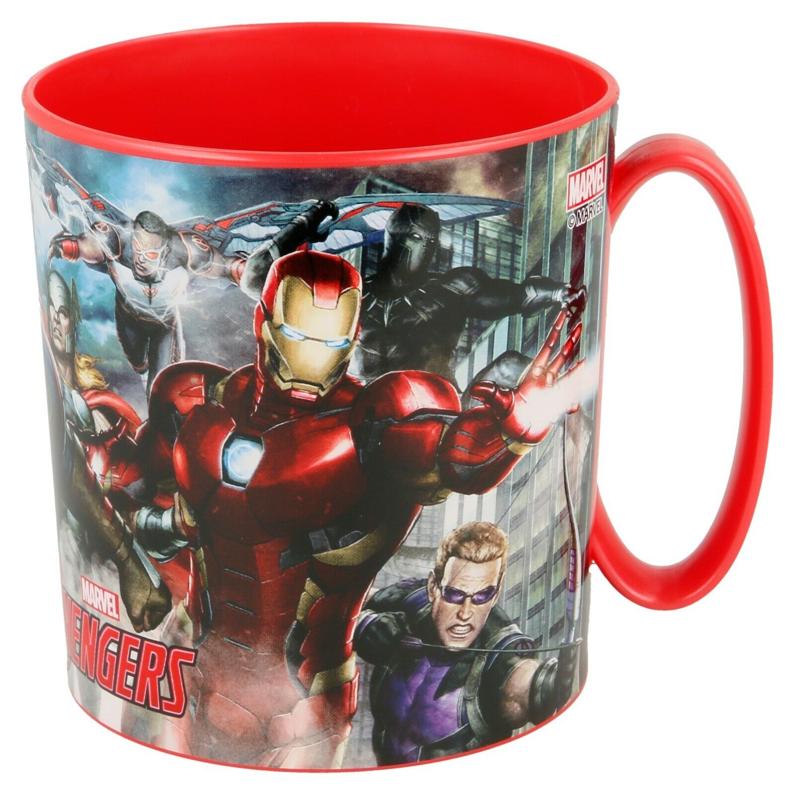 Kids Character Mugs 350ML Drinking Re-Usable Plastic Cup Microwave Safe 
