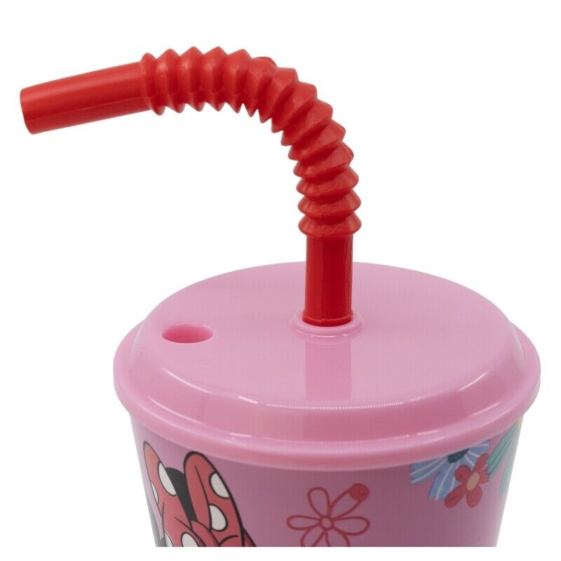 Kids Character Sports Tumblers 430ML Drinking Plastic Cup With Straw