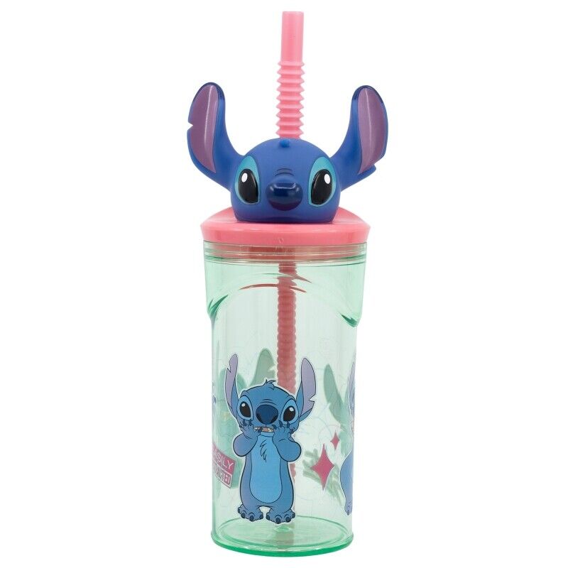 3D Figurine Drinking Tumbler 360ML & Expandable Straw character design