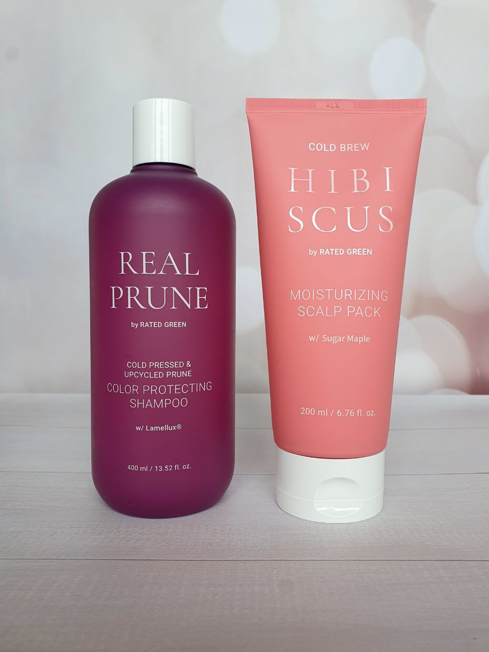 Набір Rated Green Real Prune шампунь 400ml + зволожуюча маска з гібіскусом 200ml