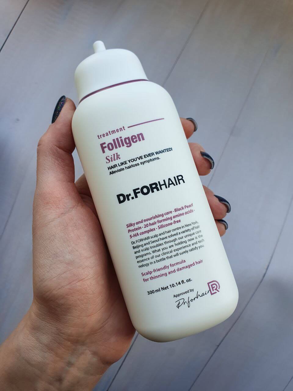 Відновлююча маска-кондиціонер Dr.FORHAIR Folligen Silk Treatment 300ml