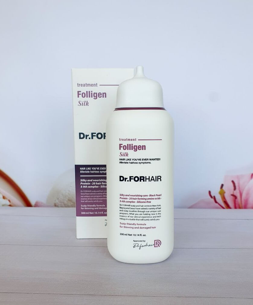 Відновлююча маска-кондиціонер Dr.FORHAIR Folligen Silk Treatment 300ml