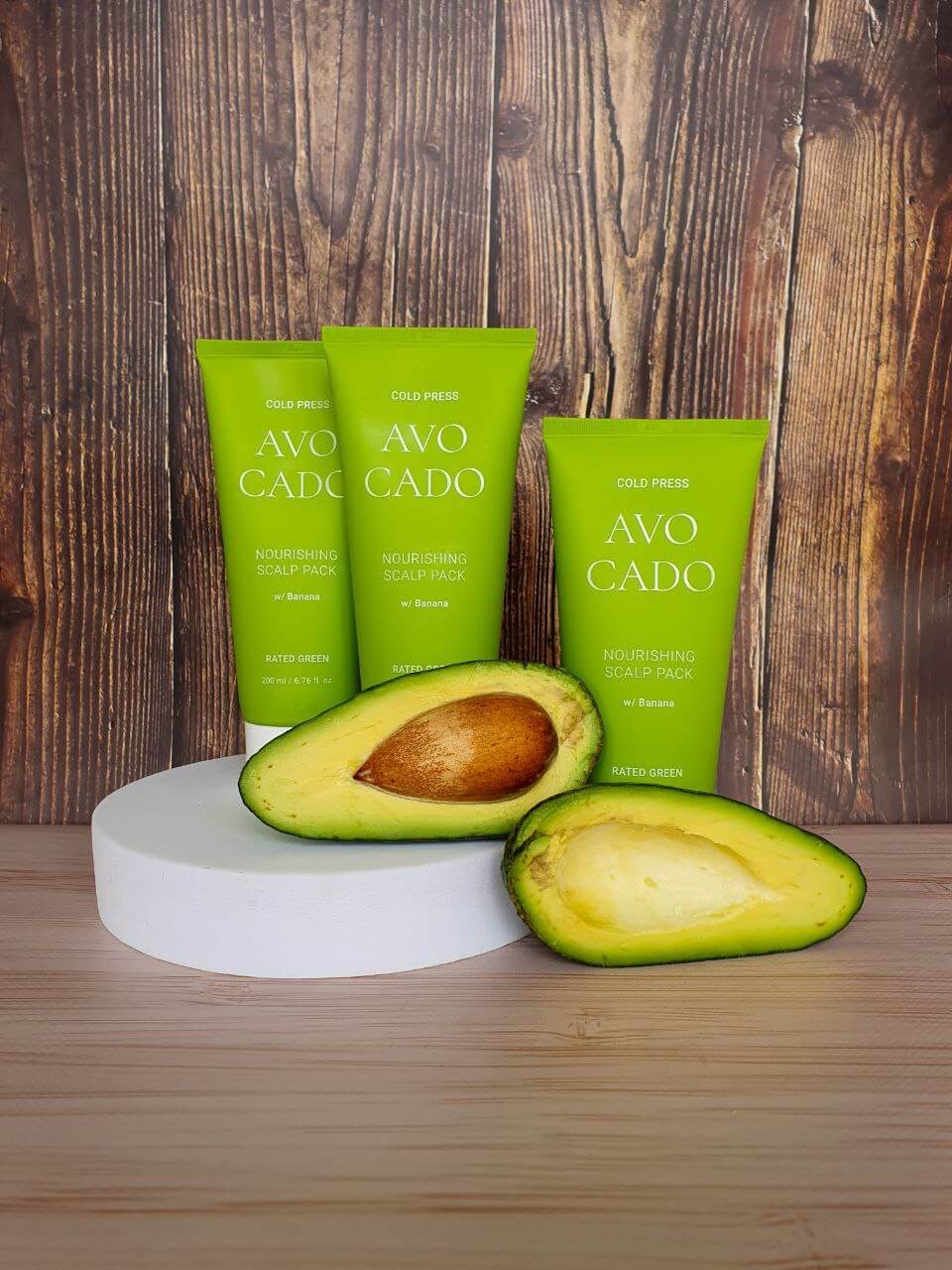 Живильна маска з маслом авокадо Rated Green Cold Press Avocado Nourishing Scalp Pack 200ml