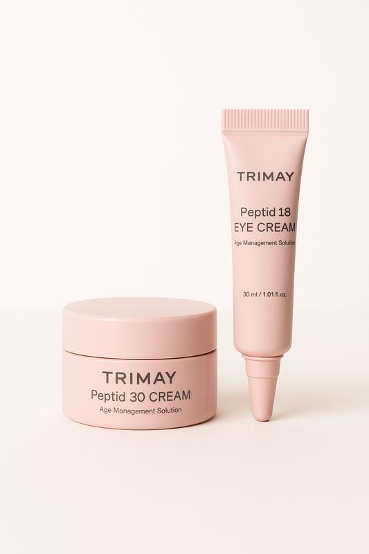 Набір мініатюр Trimay антивіковий крем з пептидами 10 мл + крем для повік 5 мл