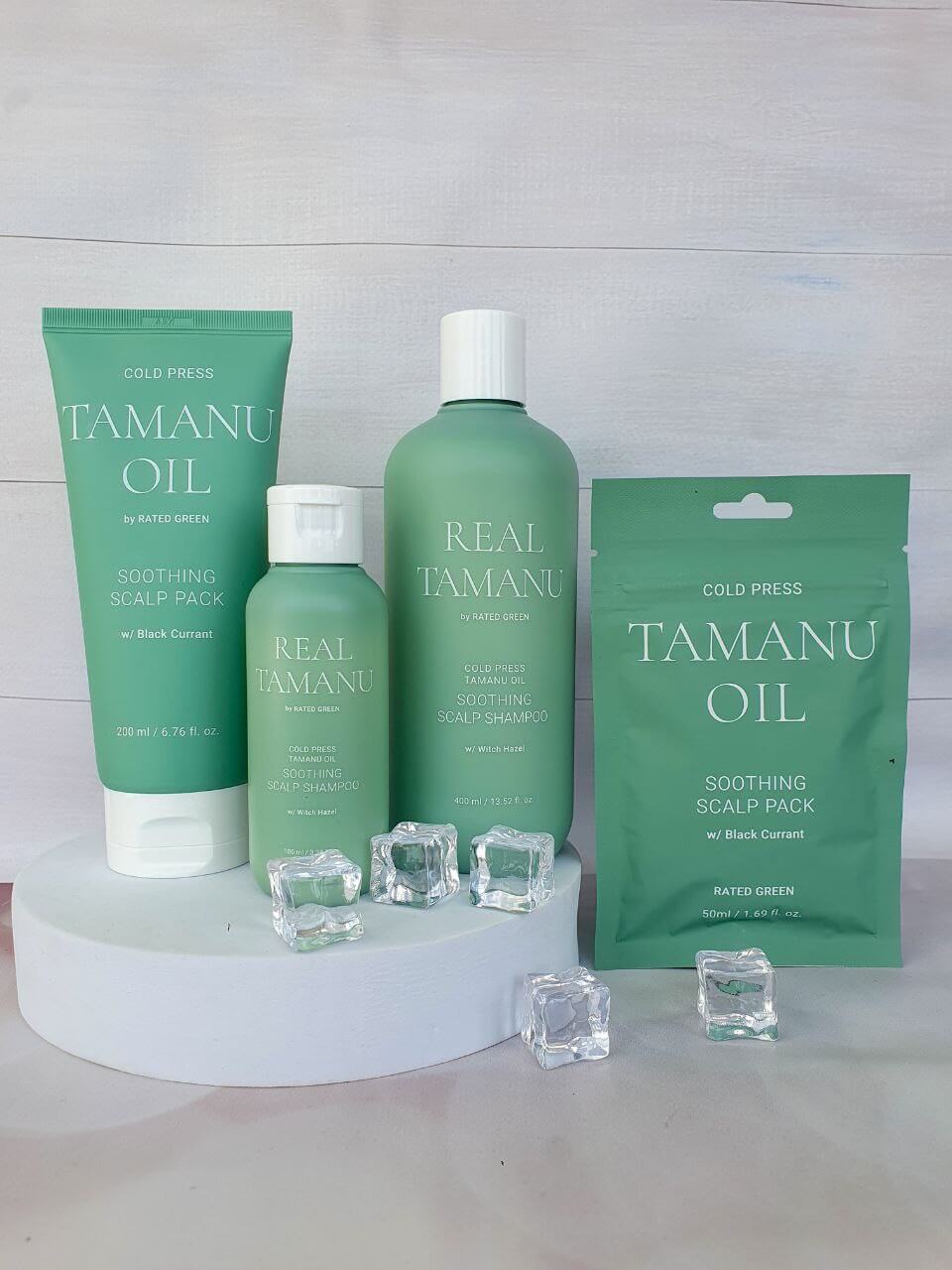 Заспокійлива маска з олією таману Rated Green Cold Press Tamanu Soothing Scalp Pack 200ml